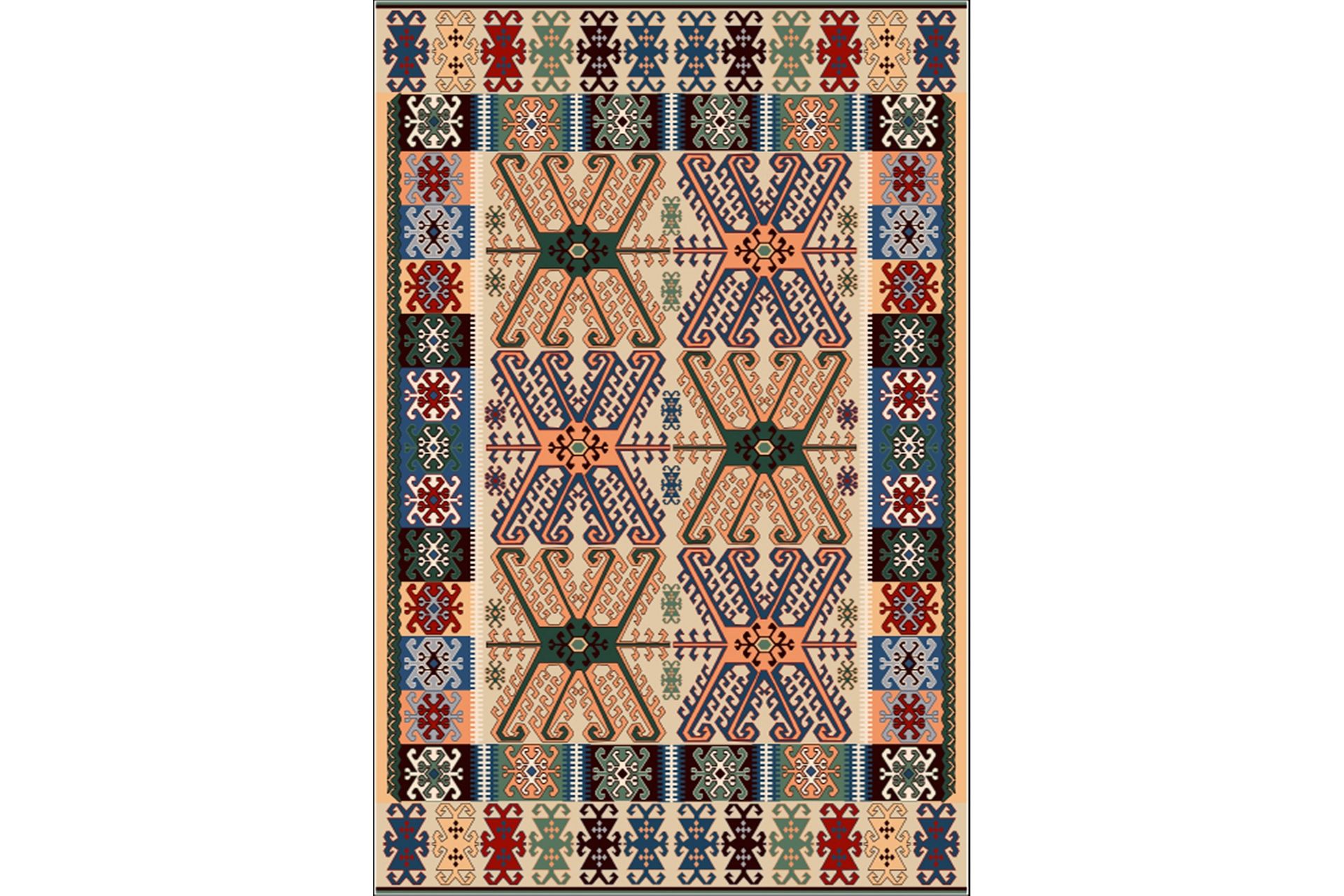 Matte (80x200) Homefesto - Cotton - Flerfarget/Fløyel - Tekstiler - Tepper & Matter - Orientalske tepper