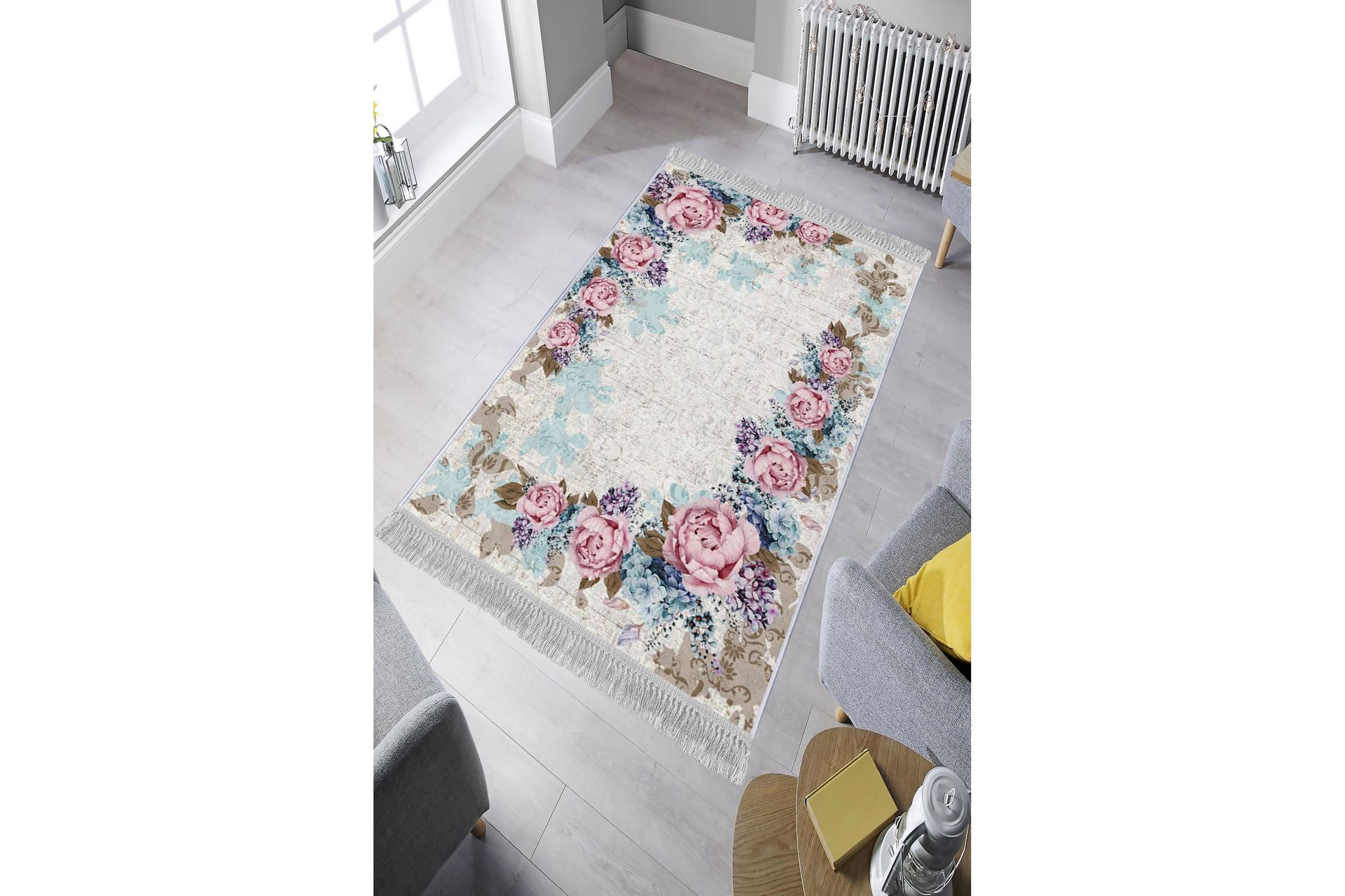 Matte (80x200) Homefesto - Cotton - Flerfarget/Fløyel - Tekstiler - Tepper & Matter - Orientalske tepper