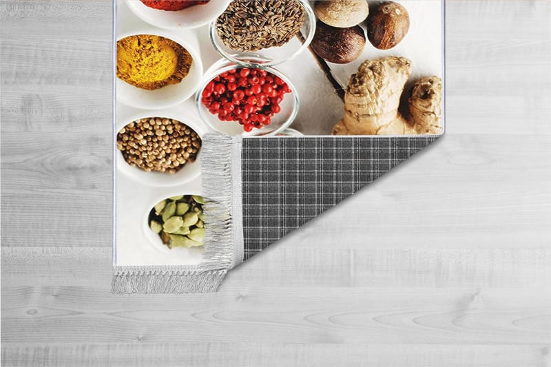 Matte (80x200) Homefesto - Cotton - Flerfarget/Fløyel - Tekstiler - Tepper & Matter - Orientalske tepper