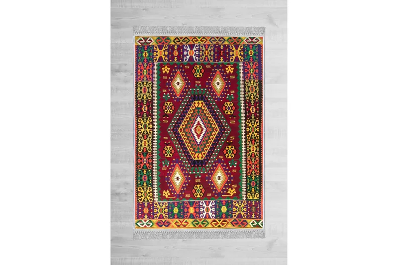 Matte (80x200) Homefesto - Cotton - Flerfarget/Fløyel - Tekstiler - Tepper & Matter - Orientalske tepper