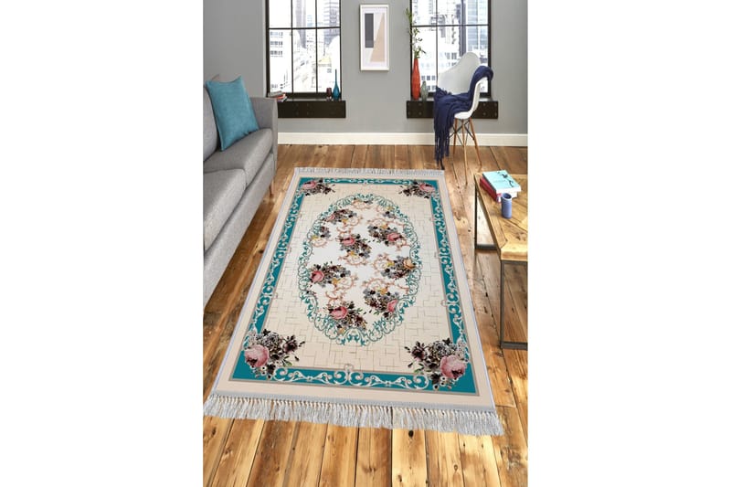 Matte (80x200) Homefesto - Cotton, Flerfarget/Fløyel