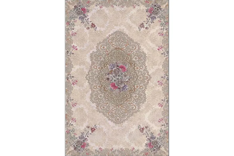 Matte (80x200) Homefesto - Cotton - Flerfarget/Fløyel - Tekstiler - Tepper & Matter - Orientalske tepper