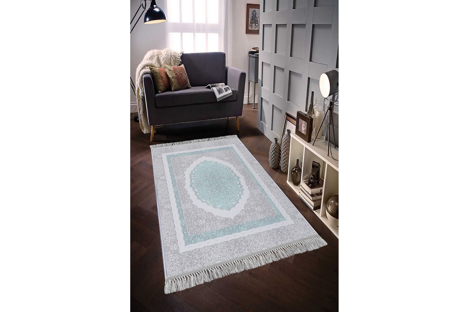 Matte (80x300) Homefesto - Cotton - Flerfarget/Fløyel - Tekstiler - Tepper & Matter - Orientalske tepper