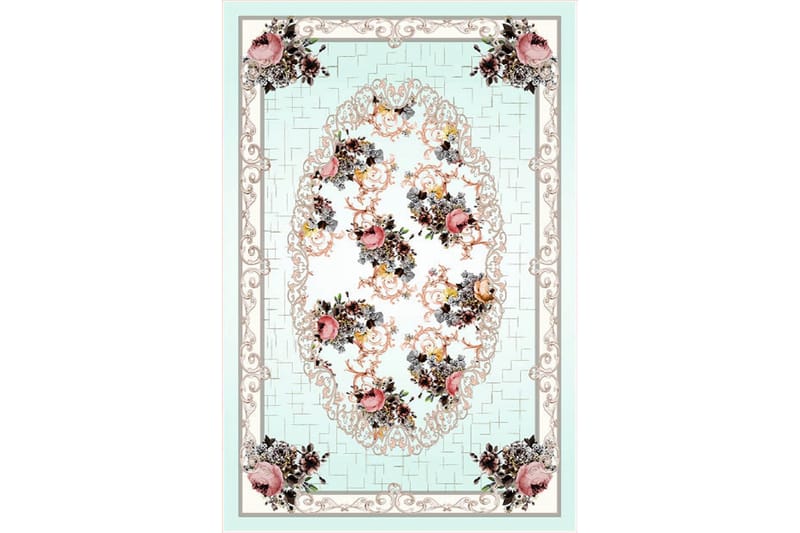 Matte (80x300) Homefesto - Cotton - Flerfarget/Fløyel - Tekstiler - Tepper & Matter - Orientalske tepper