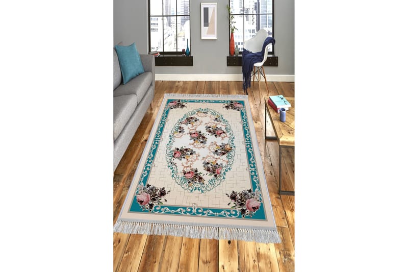 Matte (80x300) Homefesto - Cotton - Flerfarget/Fløyel - Tekstiler - Tepper & Matter - Orientalske tepper