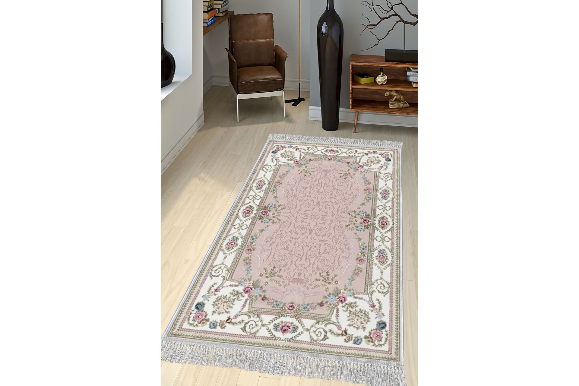 Matte (80x300) Homefesto - Cotton - Flerfarget/Fløyel - Tekstiler - Tepper & Matter - Orientalske tepper