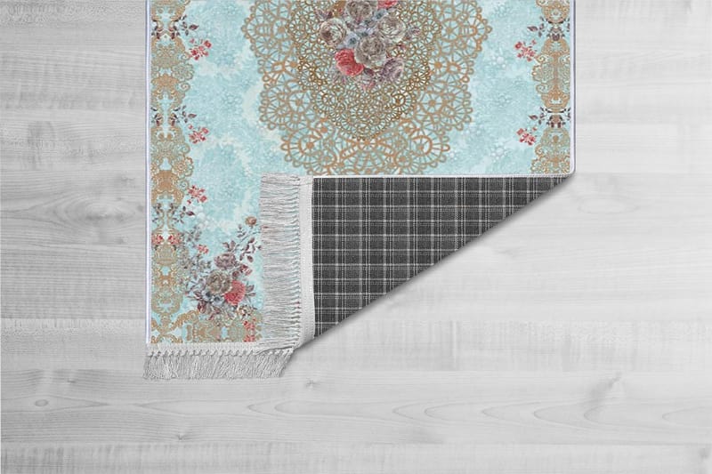 Matte (80x300) Homefesto - Cotton - Flerfarget/Fløyel - Tekstiler - Tepper & Matter - Orientalske tepper