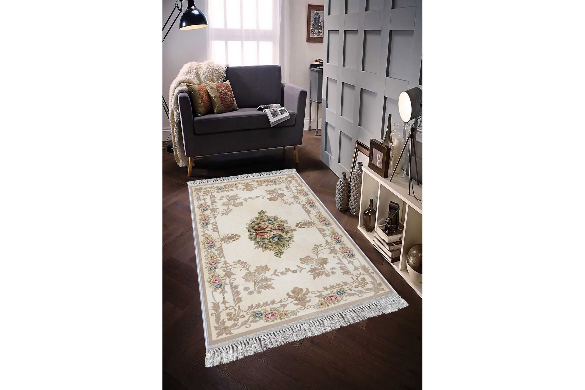 Matte (80x300) Homefesto - Cotton - Flerfarget/Fløyel - Tekstiler - Tepper & Matter - Orientalske tepper