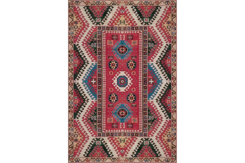Matte (80x300) Homefesto - Cotton - Flerfarget/Fløyel - Tekstiler - Tepper & Matter - Orientalske tepper