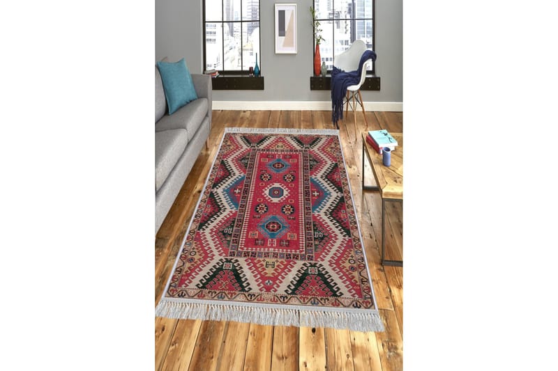 Matte (80x300) Homefesto - Cotton, Flerfarget/Fløyel