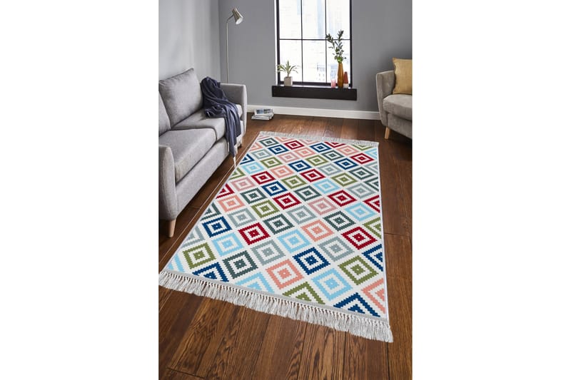 Matte (80x300) Homefesto - Cotton - Flerfarget/Fløyel - Tekstiler - Tepper & Matter - Orientalske tepper