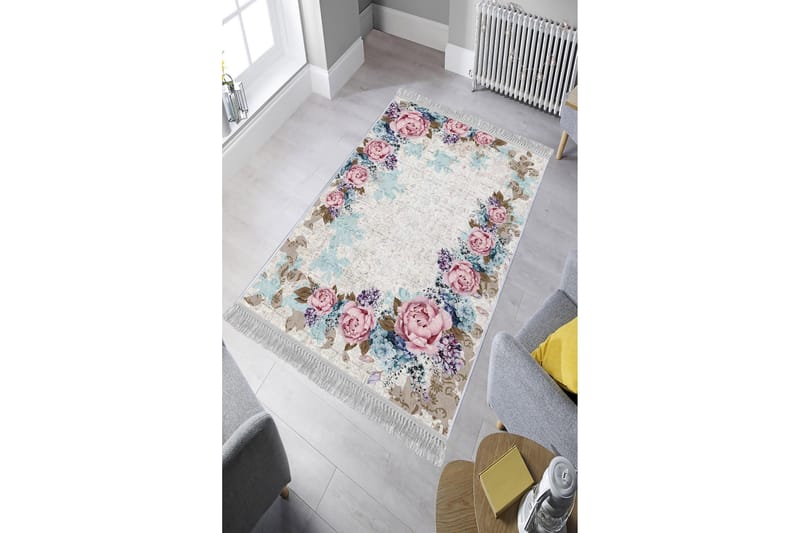 Matte (80x300) Homefesto - Cotton - Flerfarget/Fløyel - Tekstiler - Tepper & Matter - Orientalske tepper