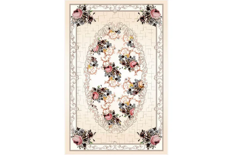 Matte (80x300) Homefesto - Cotton - Flerfarget/Fløyel - Tekstiler - Tepper & Matter - Orientalske tepper