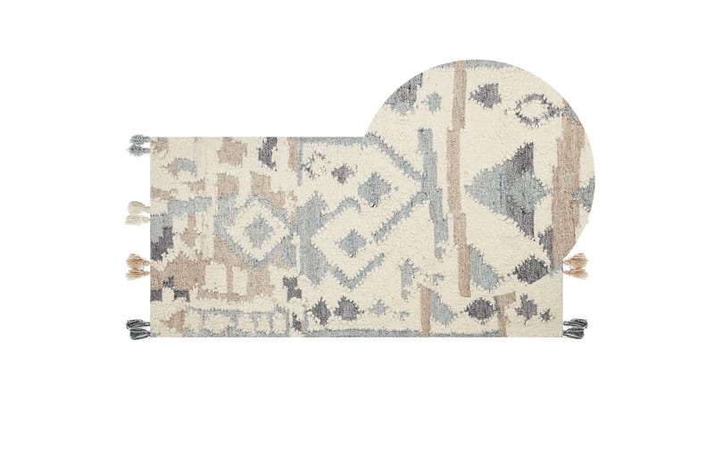 Mrgavet Kelimteppe 80x150 cm - Beige - Tekstiler - Tepper & Matter - Orientalske tepper - Kelimtepper