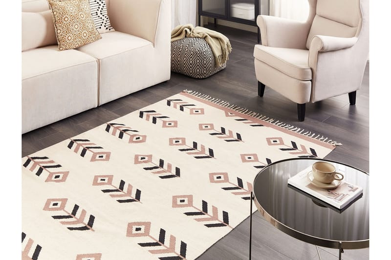 Niavan Kelimteppe 140x200 cm - Beige - Tekstiler - Tepper & Matter - Orientalske tepper - Kelimtepper