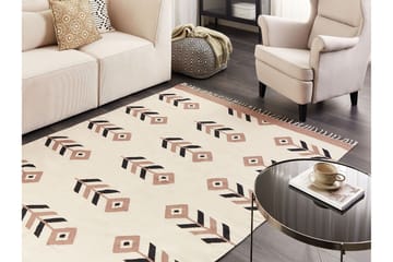 Niavan Kelimteppe 160x230 cm - Beige - Tekstiler - Tepper & Matter - Orientalske tepper - Kelimtepper