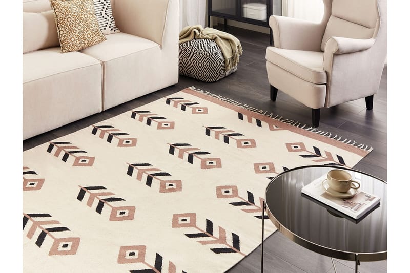 Niavan Kelimteppe 160x230 cm - Beige - Tekstiler - Tepper & Matter - Orientalske tepper - Kelimtepper