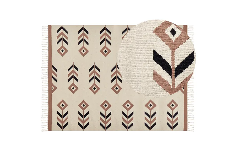 Niavan Kelimteppe 160x230 cm - Beige - Tekstiler - Tepper & Matter - Orientalske tepper - Kelimtepper