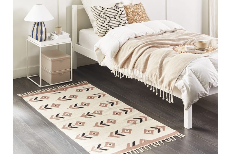 Niavan Kelimteppe 80x150 cm - Beige - Tekstiler - Tepper & Matter - Orientalske tepper - Kelimtepper