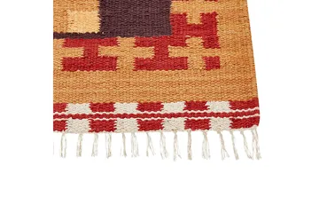Parakar Kelimteppe 140x200 cm - Rød - Tekstiler - Tepper & Matter - Orientalske tepper - Kelimtepper