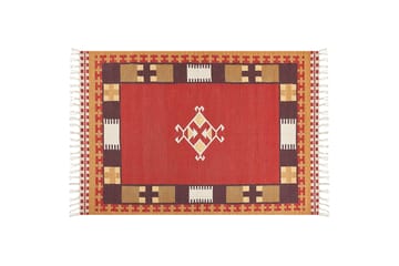 Parakar Kelimteppe 160x230 cm - Rød - Tekstiler - Tepper & Matter - Orientalske tepper - Kelimtepper