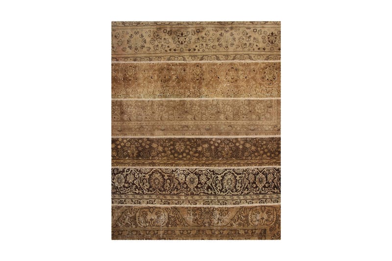 Håndknyttet Lappeteppe Ull/Garn Flerfarget 170x218 cm - Tekstiler - Tepper & Matter - Orientalske tepper - Lappetepper