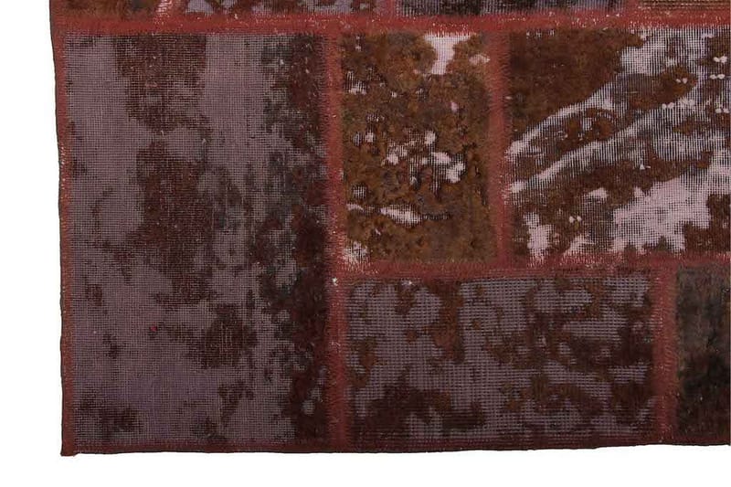 Håndknyttet Lappeteppe Ull/Garn Flerfarget 175x229 cm - Lappetepper - Håndvevde tepper