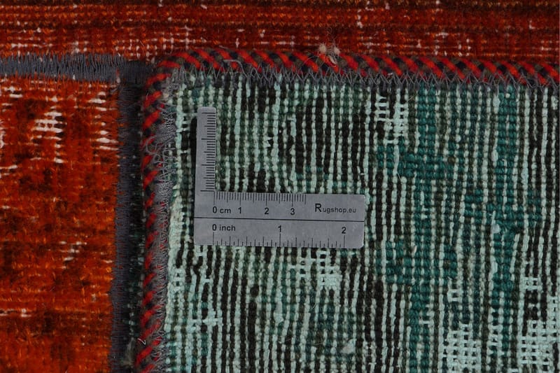 Håndknyttet Lappeteppe Ull/Garn Flerfarget 181x241 cm - Lappetepper - Håndvevde tepper