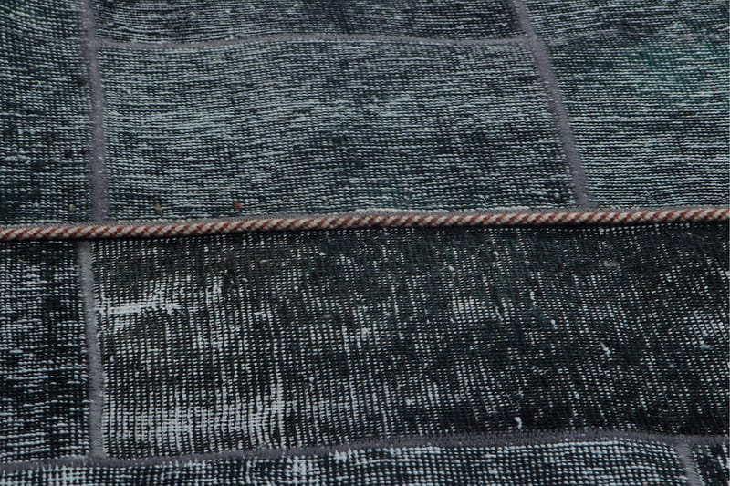 Håndknyttet Lappeteppe Ull/Garn Flerfarget 181x243 cm - Lappetepper - Håndvevde tepper