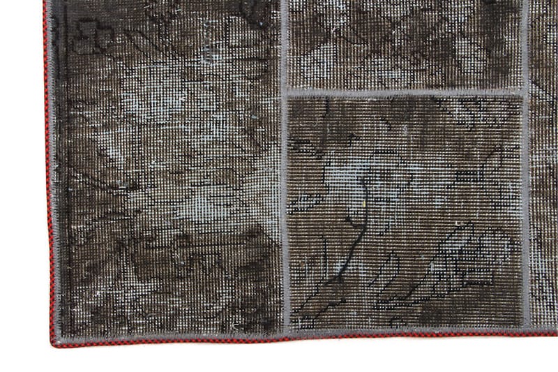Håndknyttet Lappeteppe Ull/Garn Flerfarget 185x244 cm - Lappetepper - Håndvevde tepper