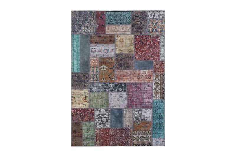 Patchham Patchworkmatte 240x330 cm - Flerfarget - Lappetepper - Store tepper