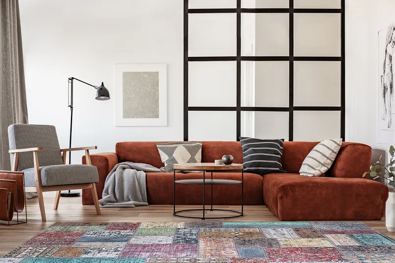 Patchham Patchworkmatte 240x330 cm - Flerfarget - Tekstiler - Tepper & Matter - Orientalske tepper - Lappetepper