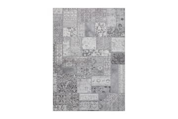 Patchwork Wiltonmatte 160x230 cm Rektangulær - Sølv - Tekstiler - Tepper & Matter - Orientalske tepper - Lappetepper