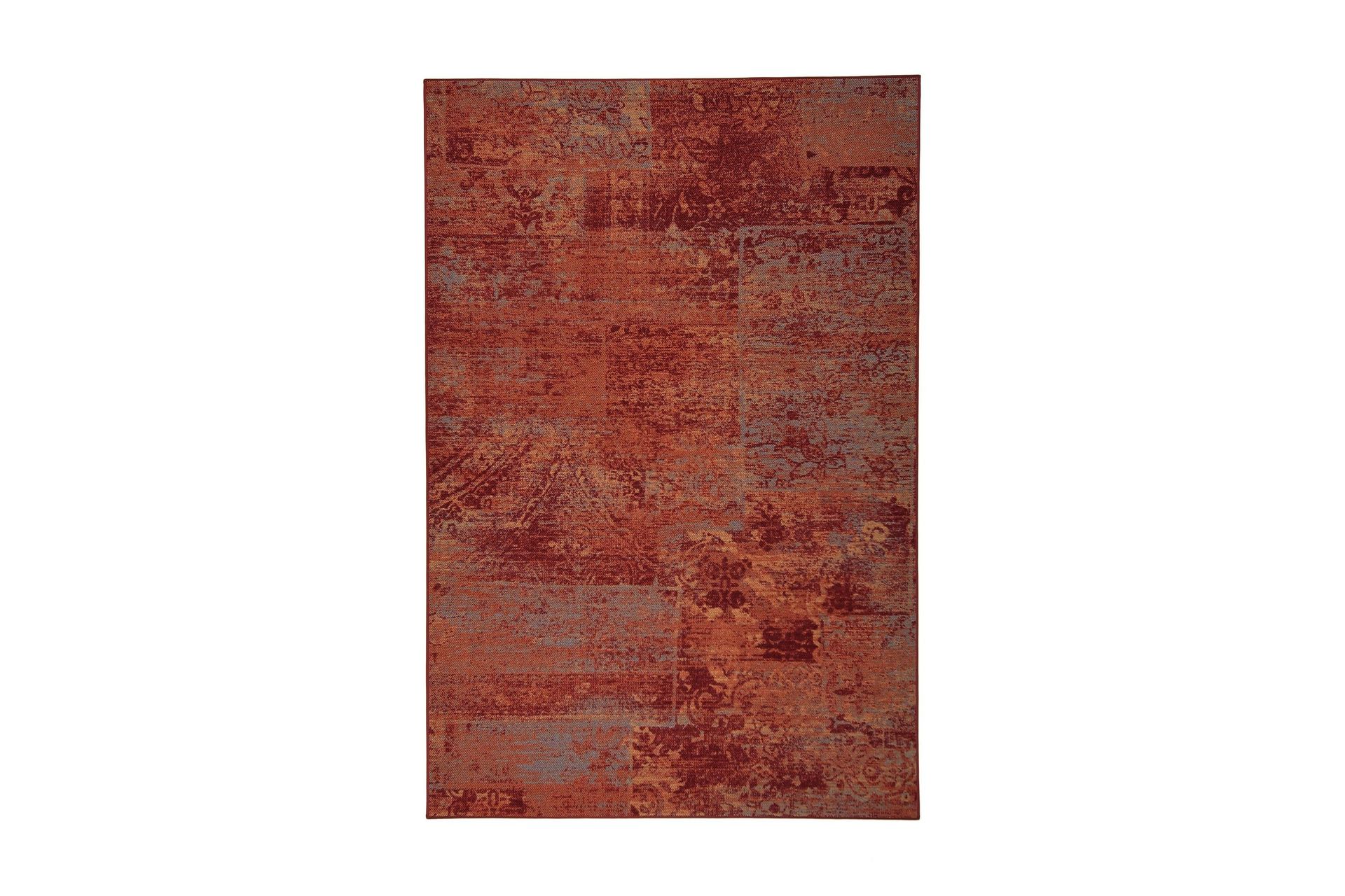 Rustiikki Matte 133x200 cm Rød-oransje - Vm Carpet