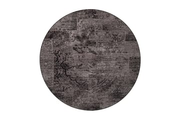 Rustiikki Matte Rund 133 cm Svart