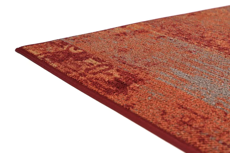 Rustiikki Matte Rund 200 cm Rød-oransje - Vm Carpet - Tekstiler - Tepper & Matter - Moderne tepper - Gangmatter