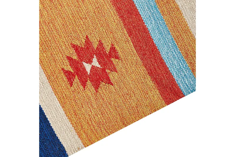 Taronik Kelimteppe 140x200 cm - Rød - Tekstiler - Tepper & Matter - Orientalske tepper - Kelimtepper