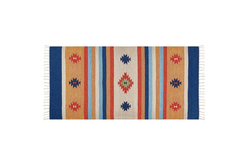 Taronik Kelimteppe 80x150 cm - Rød - Tekstiler - Tepper & Matter - Orientalske tepper - Kelimtepper