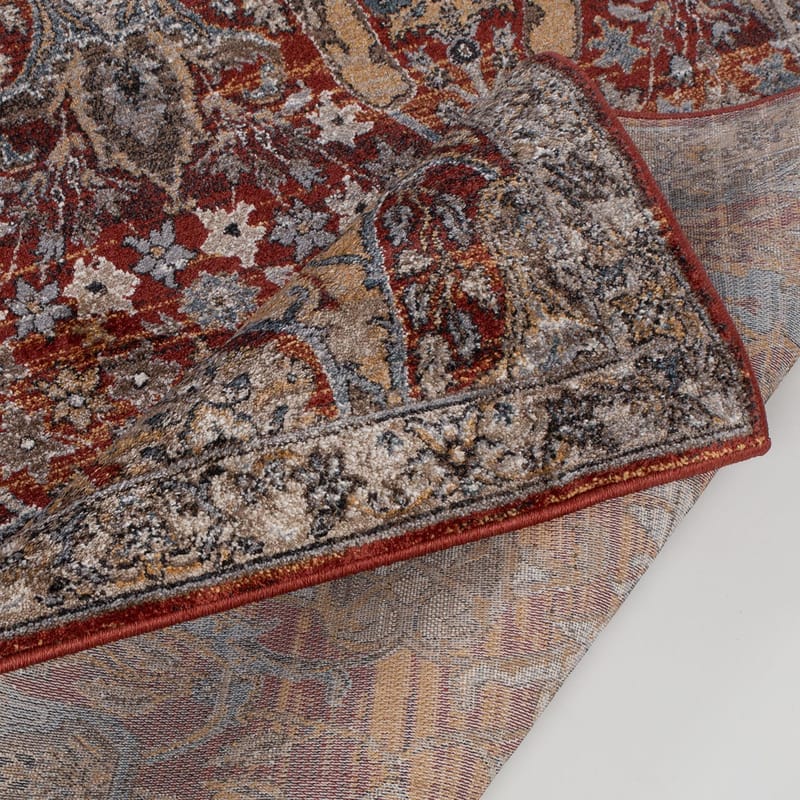 Teppe Yelvi 135x190 cm - Rød/Beige - Tekstiler - Tepper & Matter - Orientalske tepper