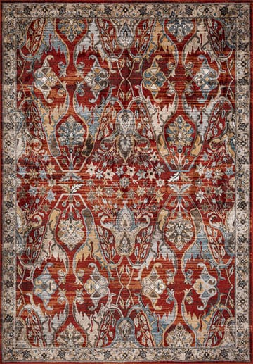 Teppe Yelvi 160x230 cm - Rød/beige - Tekstiler - Tepper & Matter - Orientalske tepper