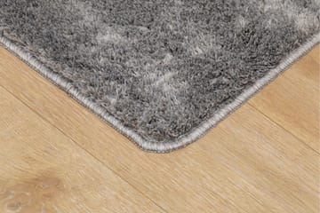 Plain Baderomsteppe 50x80 cm Rektangulær - Grå - Tekstiler - Tepper & Matter - Baderomsmatte
