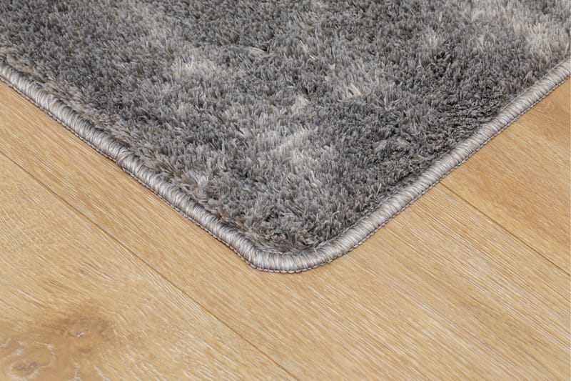 Plain Baderomsteppe 67x110 cm Oval - Grå - Tekstiler - Tepper & Matter - Baderomsmatte