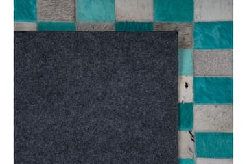 Daleisa Matte 140x200 cm Lær - Blå - Tekstiler - Tepper & Matter - Moderne tepper - Wiltontepper