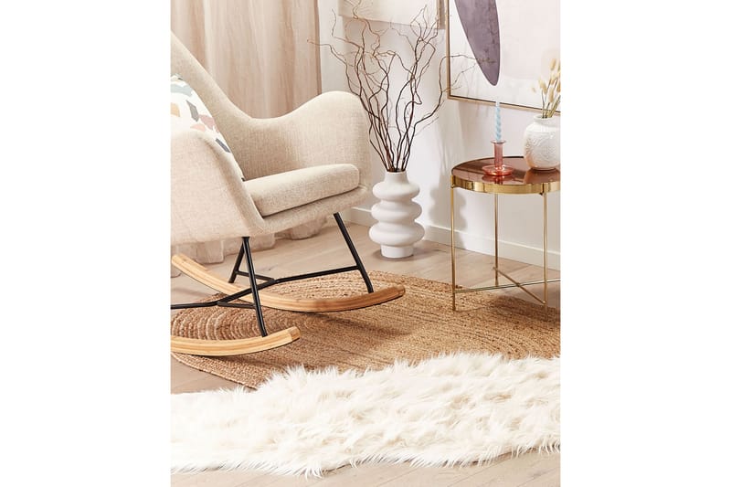 Mamungari Saueskinn 60x180 cm - Beige - Tekstiler - Tepper & Matter - Skinn & pelstepper - Saueskinn