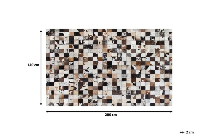 Reynah Matte 140x200 cm Lær - Hvit - Tekstiler - Tepper & Matter - Skinn & pelstepper