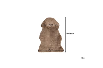 Uluru Saueskinn 65x110 cm - Brun - Tekstiler - Tepper & Matter - Skinn & pelstepper - Saueskinn