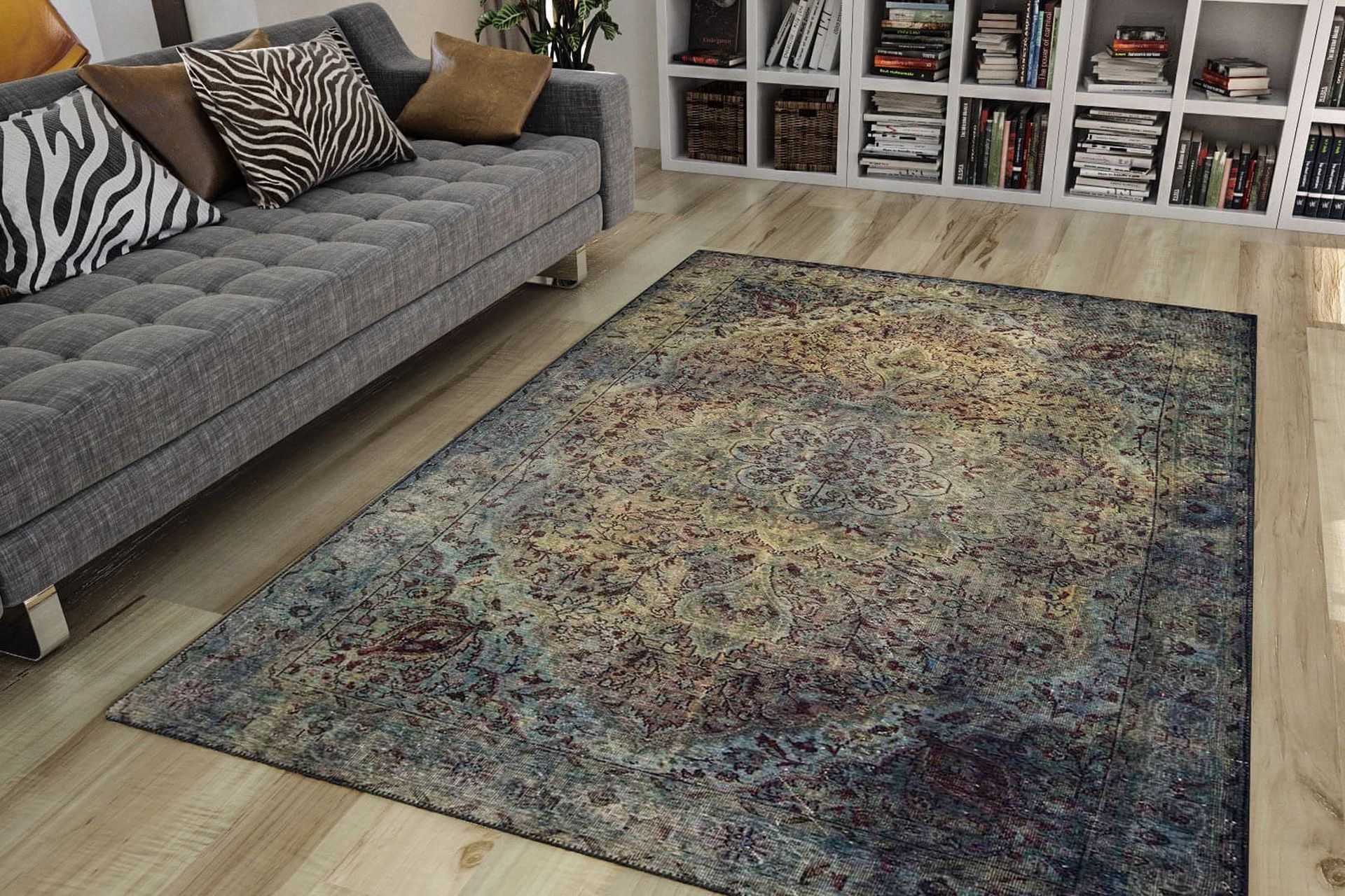 Artloop Matte 75x150 cm - Multifarget - Tekstiler - Tepper & Matter - Små tepper