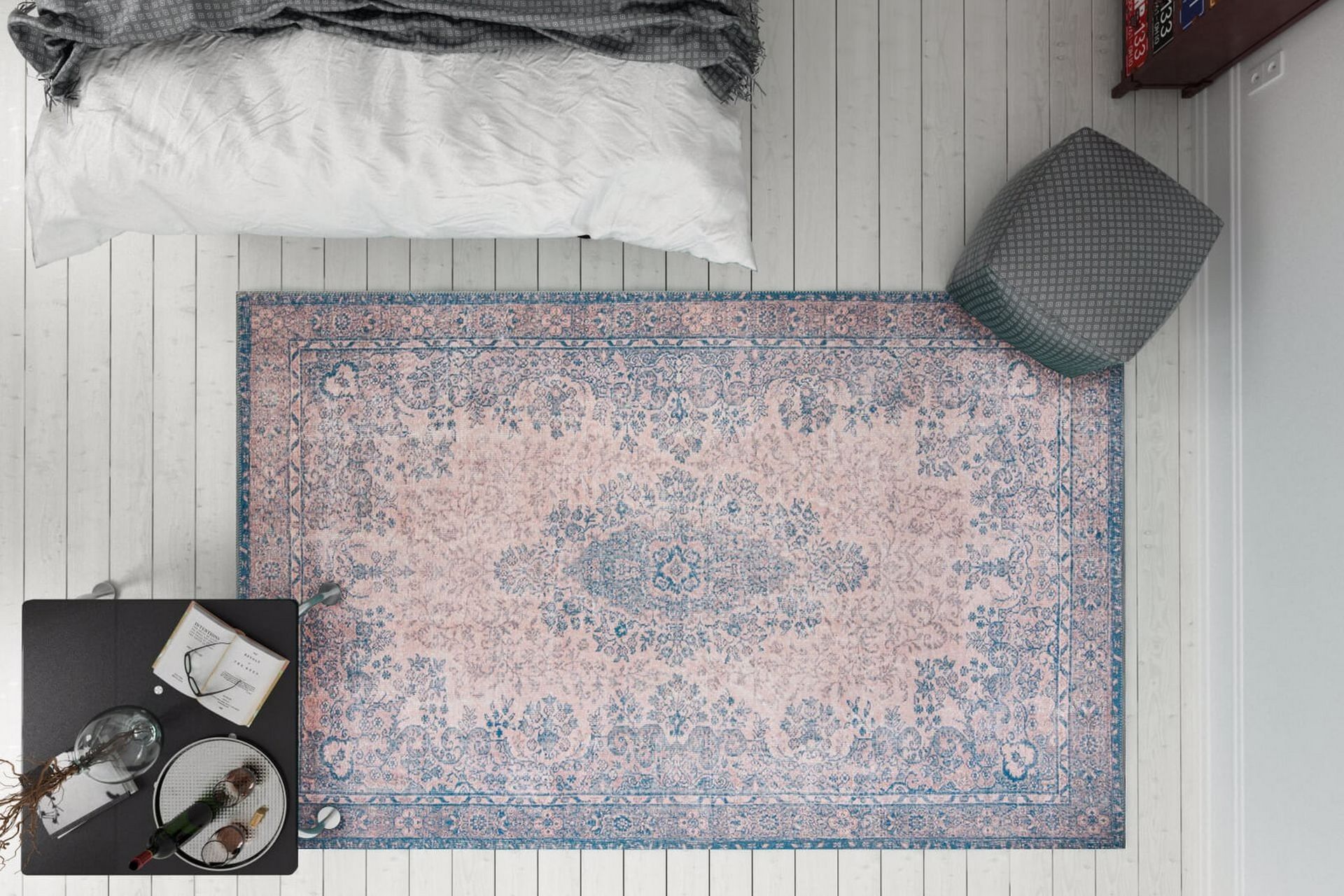 Artloop Matte 75x150 cm - Multifarget - Tekstiler - Tepper & Matter - Små tepper