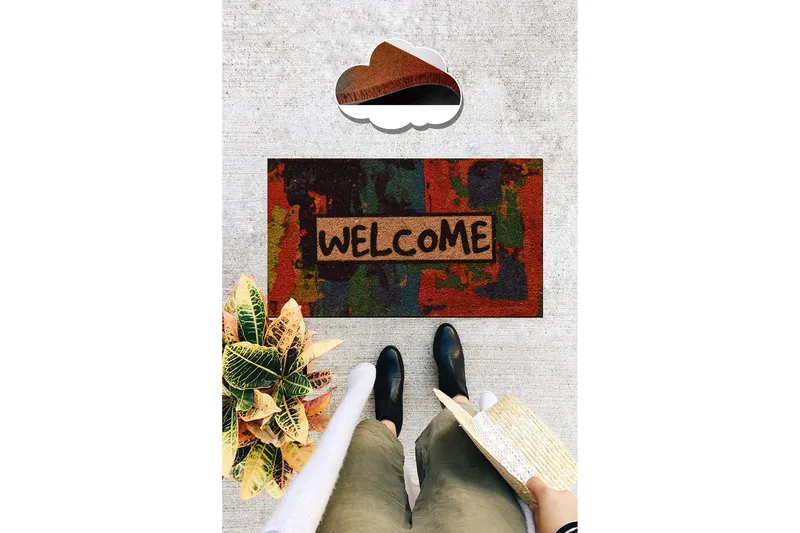 Chilai Dørmatte 40x60 cm - PVC/Multifarget - Tekstiler - Tepper & Matter - Hall matte