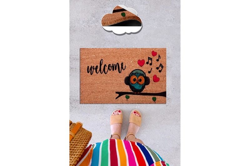 Chilai Dørmatte 40x60 cm - PVC/Multifarget - Tekstiler - Tepper & Matter - Hall matte